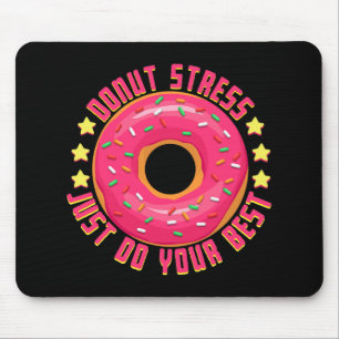 Stress Just Do Your Best Teacher Test Day Tee 1 Mouse Pad