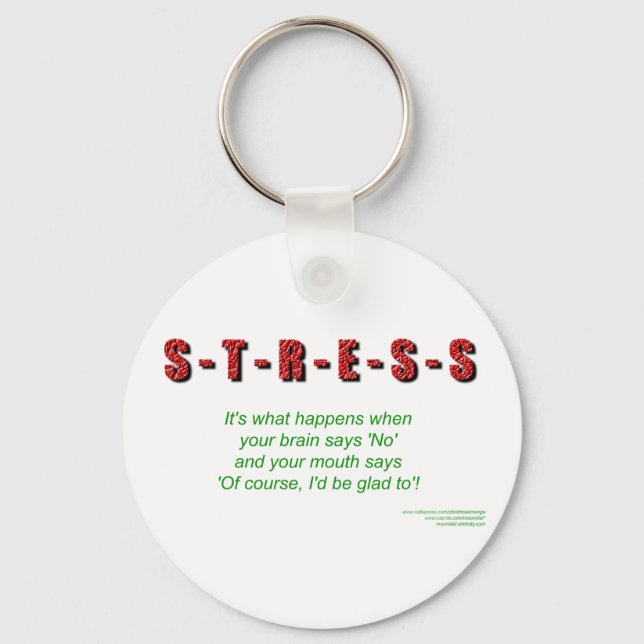 Stress Key Ring (Front)