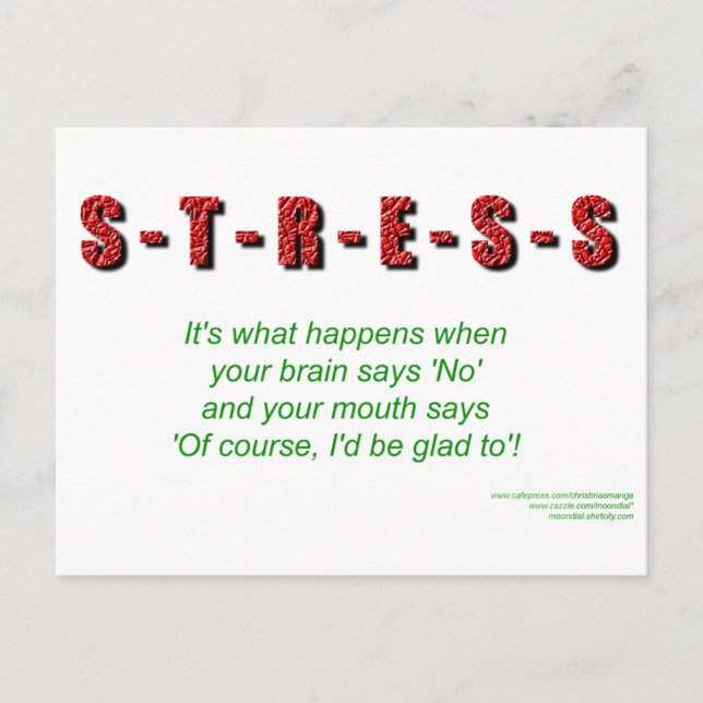Stress Postcard (Front)
