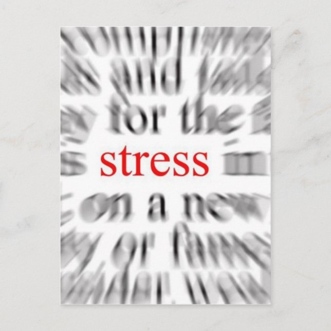 Stress Postcard (Front)