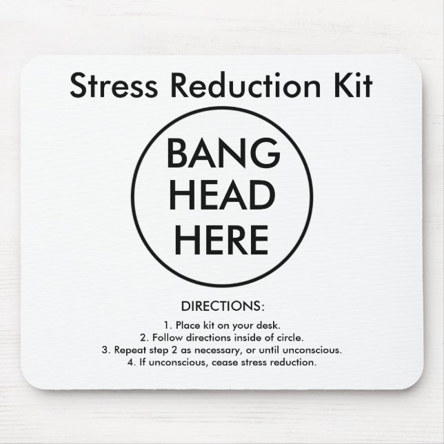 Stress Reduction Kit Mouse Pad (Front)