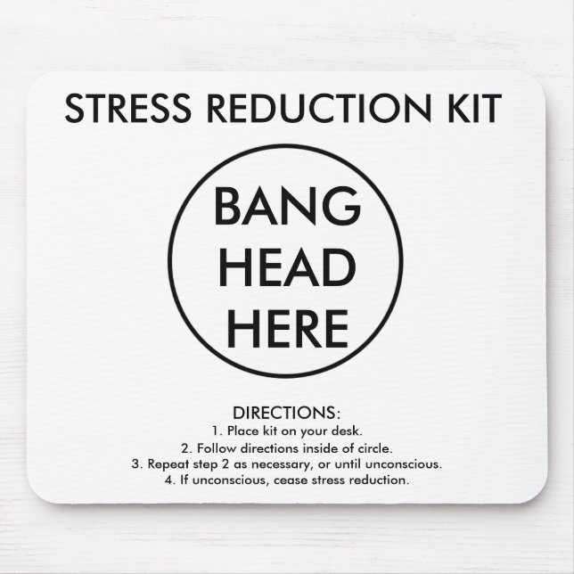 Stress Reduction Kit Mouse Pad (Front)