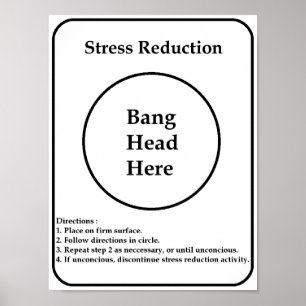 Stress Reduction Poster