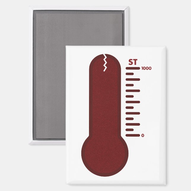 Stress Thermometer Magnet (Front/Back)