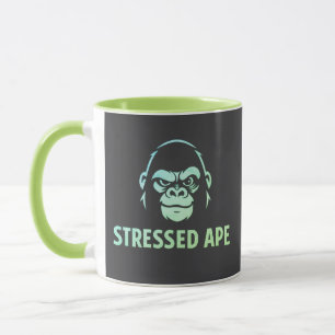 Stressed Ape Studios Green Logo Mug