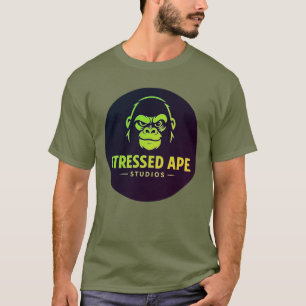 Stressed Ape Studios Green Logo T-Shirt
