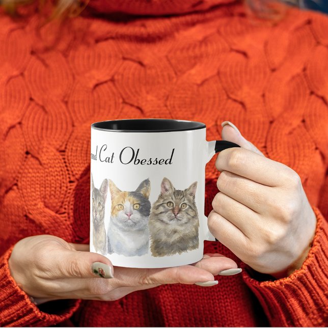 Stressed, Blessed, and Cat Obessed Coffee Mug (Creator Uploaded)