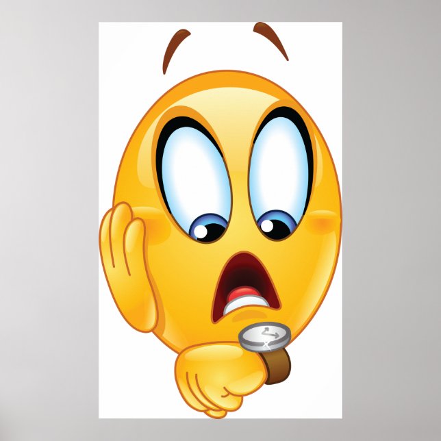 Stressed Emoji Poster (Front)