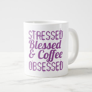 Stressed - Extra-large coffee mug
