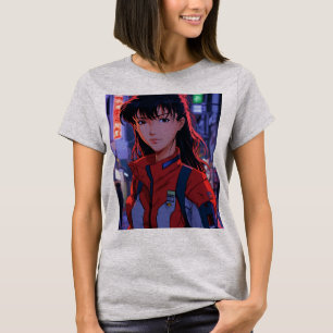 "Stressed Out Asuka: Inside NERV Lab – A Detailed  T-Shirt