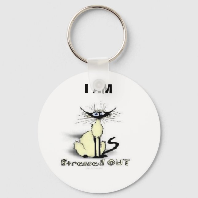 Stressed Out Keychain (Front)