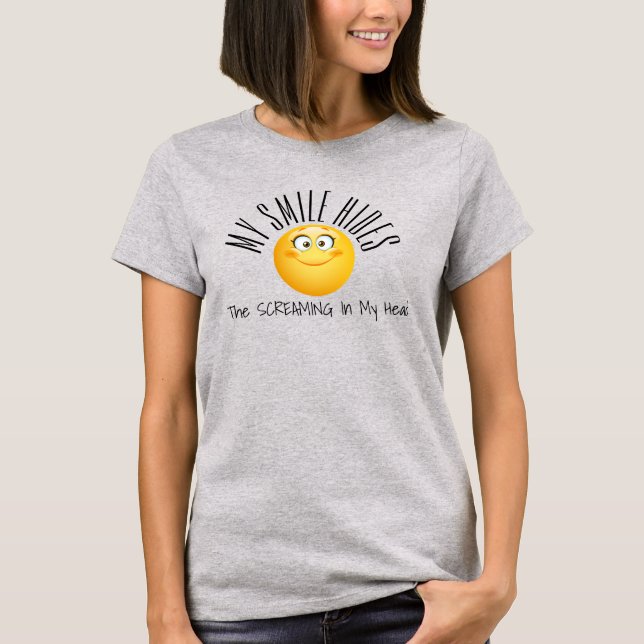 STRESSED! SMILE T-Shirt (Front)