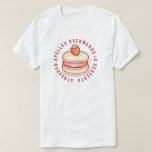 Stressed spelled backwards is desserts T-Shirt<br><div class="desc">"Feeling stressed? Flip it around and treat yourself! 🍓✨ This playful tee features the iconic phrase 'Stressed spelled backwards is desserts' wrapped around a cute macaron illustration topped with a strawberry. Sweet, funny, and oh-so-relatable, it's perfect for dessert lovers, foodies, and anyone who believes in chocolate therapy. Soft, comfy, and...</div>