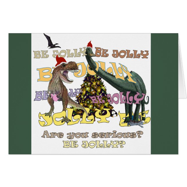 Stressful Holiday Dinosaurs (Front Horizontal)