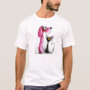 Stressie Ca and the Pink dog T-Shirt