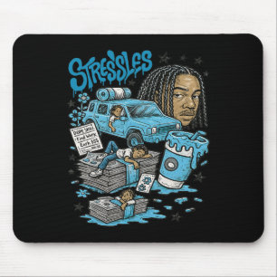 Stressless 11 Legend Blue White Black 2025 Hallowe Mouse Pad