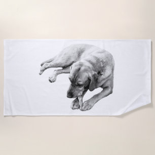 Stretch & Chew Beach Towel