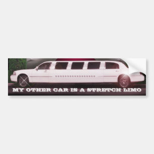 Stretch Limo Bumper Sticker