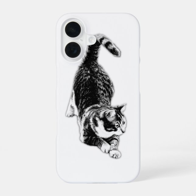 Stretch Mode: Activated iPhone 16 Case (Back)