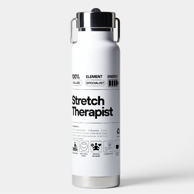 Stretch Therapist Water Bottle (Front)