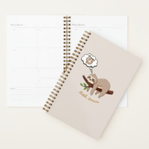Stretch Tomorrow Sloth Planner Cosy Minimalist
