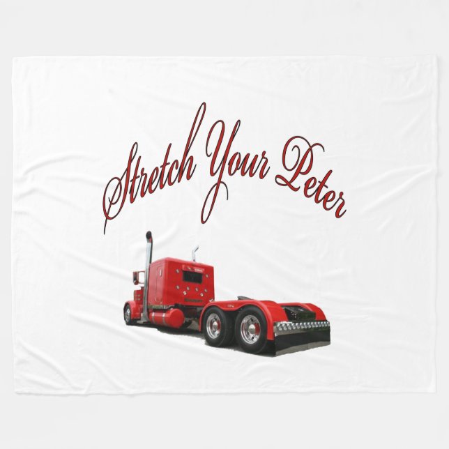 Stretch Your Peter Fleece Blanket (Front (Horizontal))