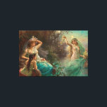 Stretched Canvas Print<br><div class="desc">The author is Hans Zatzka. Beautiful design fitting for everyone who likes classic paintings.</div>