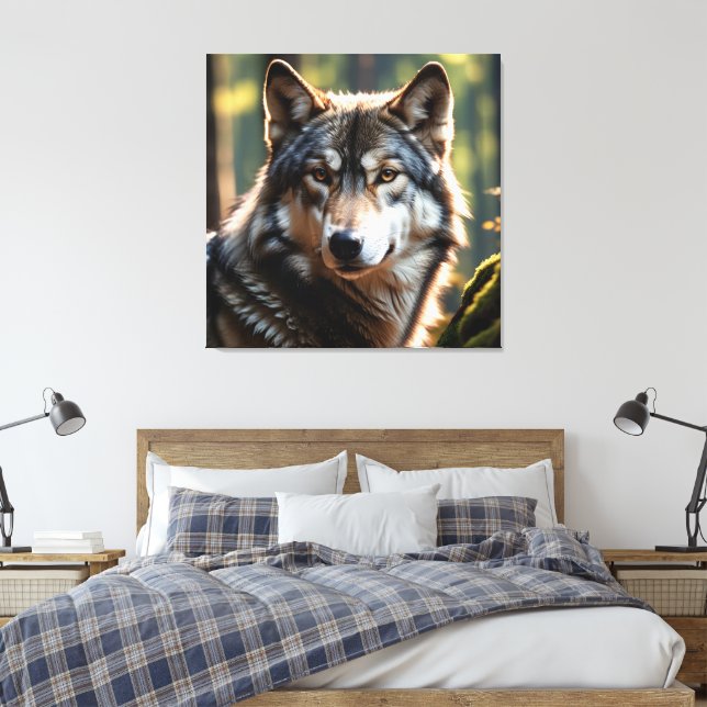 Stretched Canvas Print (Insitu(Bedroom))