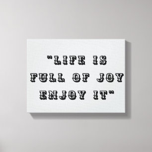 Stretched canvas print