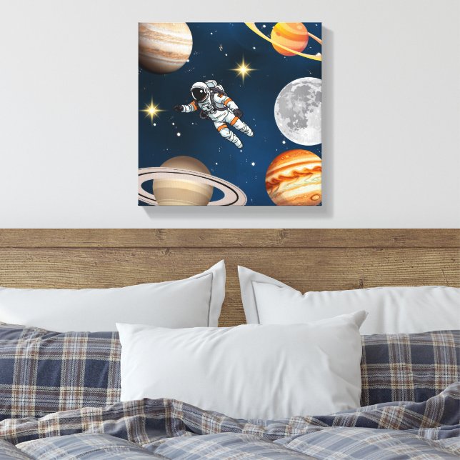 Stretched Canvas Print (Insitu(Bedroom))