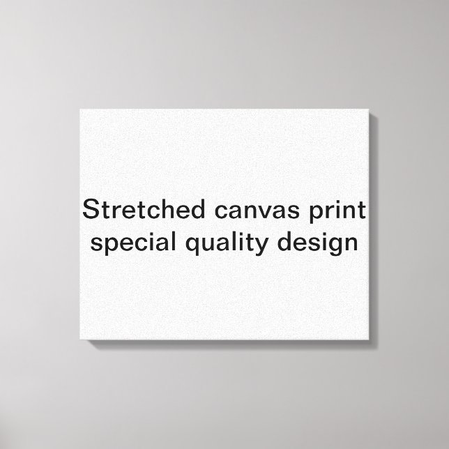 Stretched canvas print (Front)