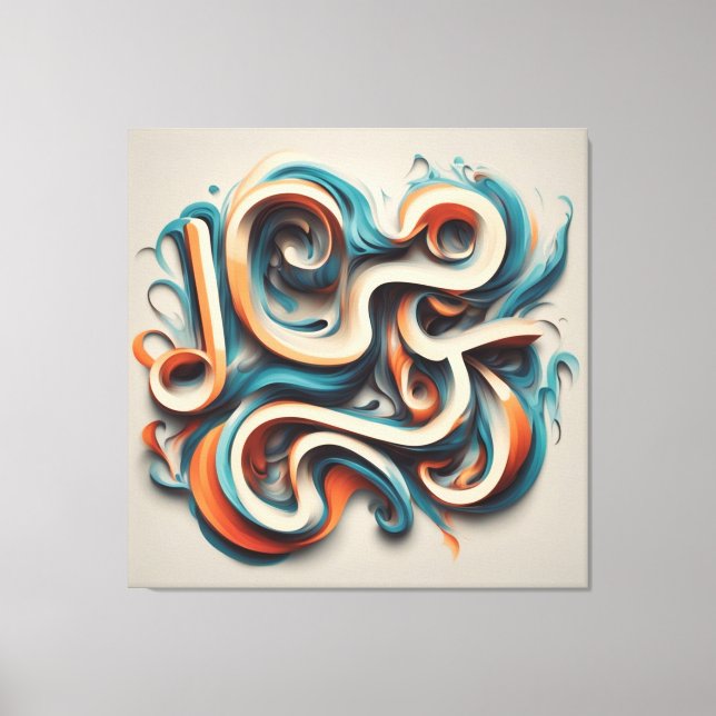 Stretched Canvas Print (Front)