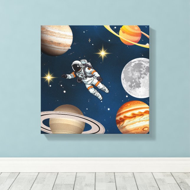 Stretched Canvas Print (Insitu(Wood Floor))