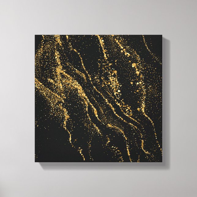 Stretched Canvas Print - abstract art (Front)