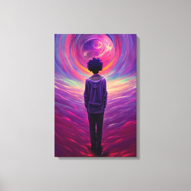 Stretched Canvas Print Art: NDE NDE tunnel   (Front)