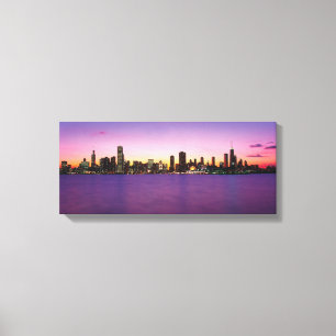 Stretched Canvas Print - Chicago Skyline