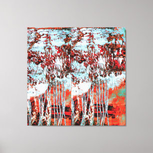 Stretched Canvas Print – Corrosion Pulse