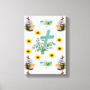 Stretched Canvas Print Easter Day