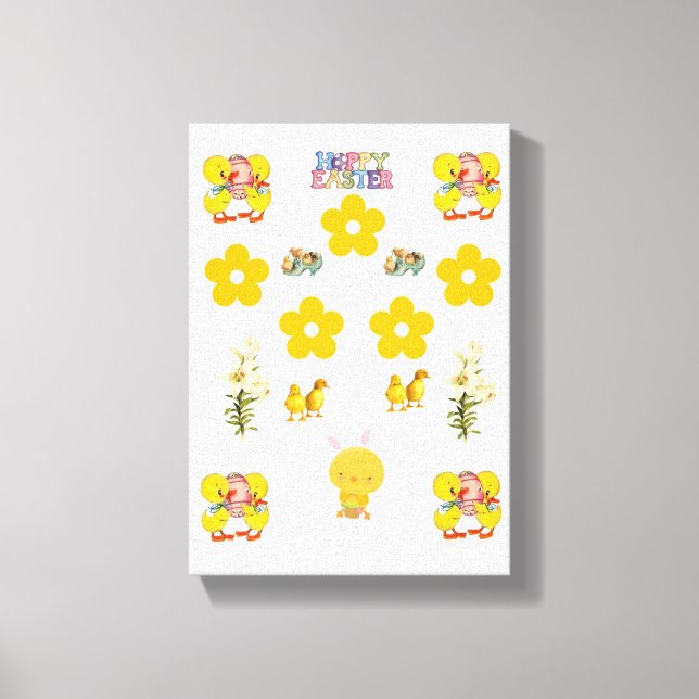 Stretched Canvas Print Easter Day (Front)