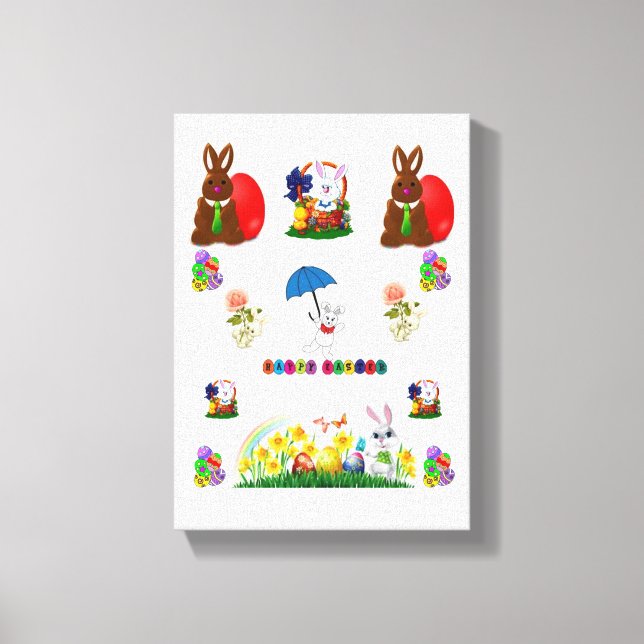 Stretched Canvas Print Easter Day (Front)
