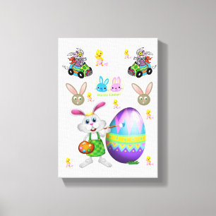 Stretched Canvas Print Easter Day