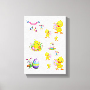 Stretched Canvas Print Easter Day