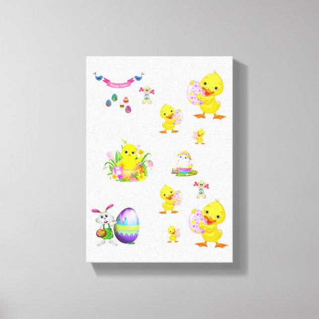 Stretched Canvas Print Easter Day (Front)