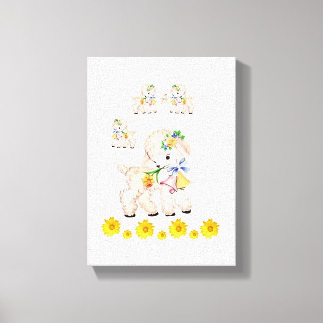 Stretched Canvas Print Easter Day (Front)
