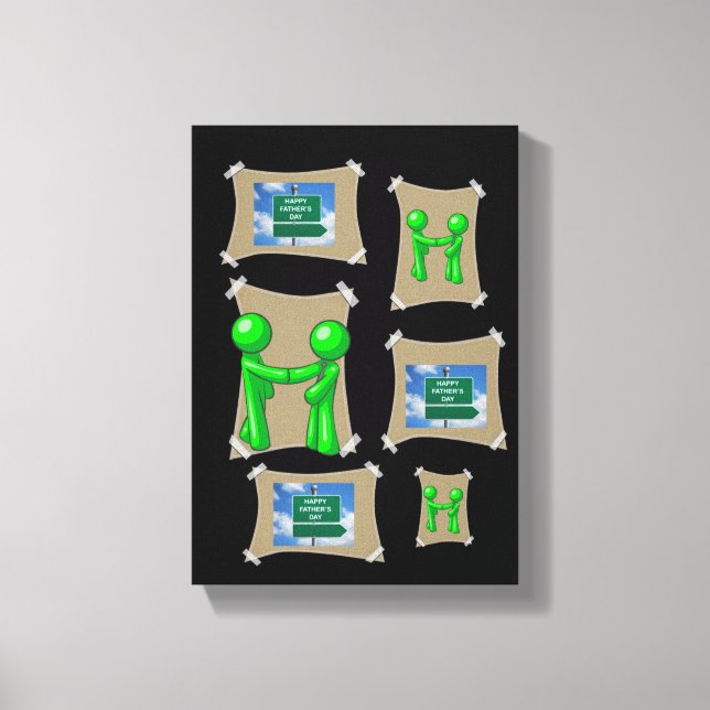 Stretched Canvas Print Father's Day Canvas (Front)