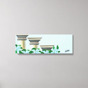 Stretched Canvas Print : Grecian Columns