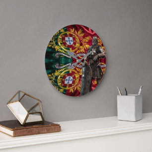 Stretched Canvas Print Large Clock