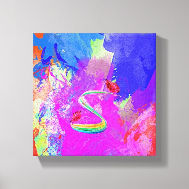 Stretched Canvas Print Lost roses  (Front)