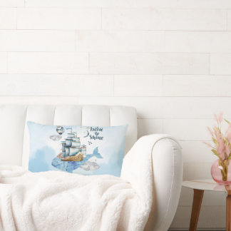 Stretched Canvas Print Lumbar Cushion