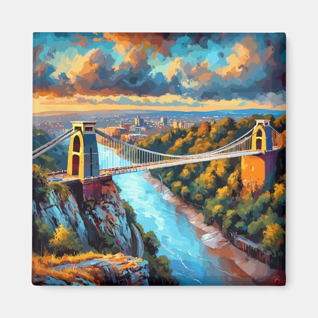 Stretched Canvas Print Magnet (Front)